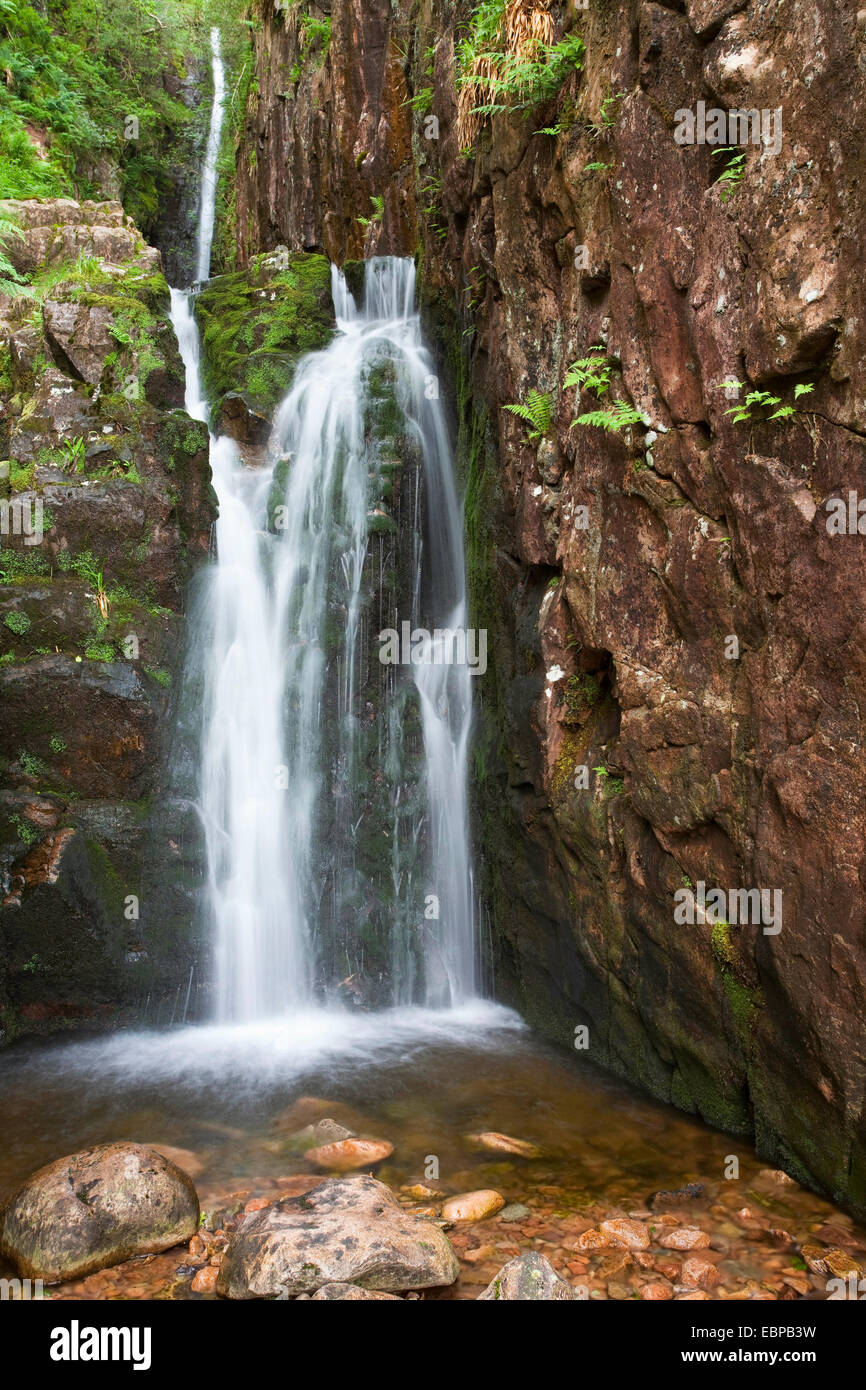 Scale Force waterfall, in the Buttermere Valley in the English Lake District Stock Photo Alamy