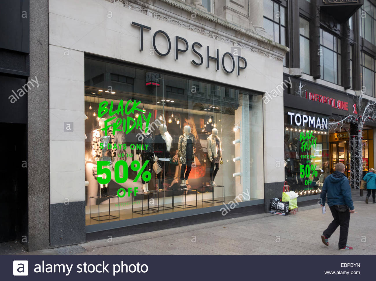 A Topshop retail store or shop in Liverpool City Centre Stock Photo - Alamy