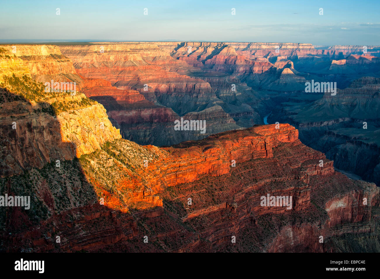 Rock formations in a canyon, Grand Canyon, Grand Canyon National Park, Arizona, USA Stock Photo