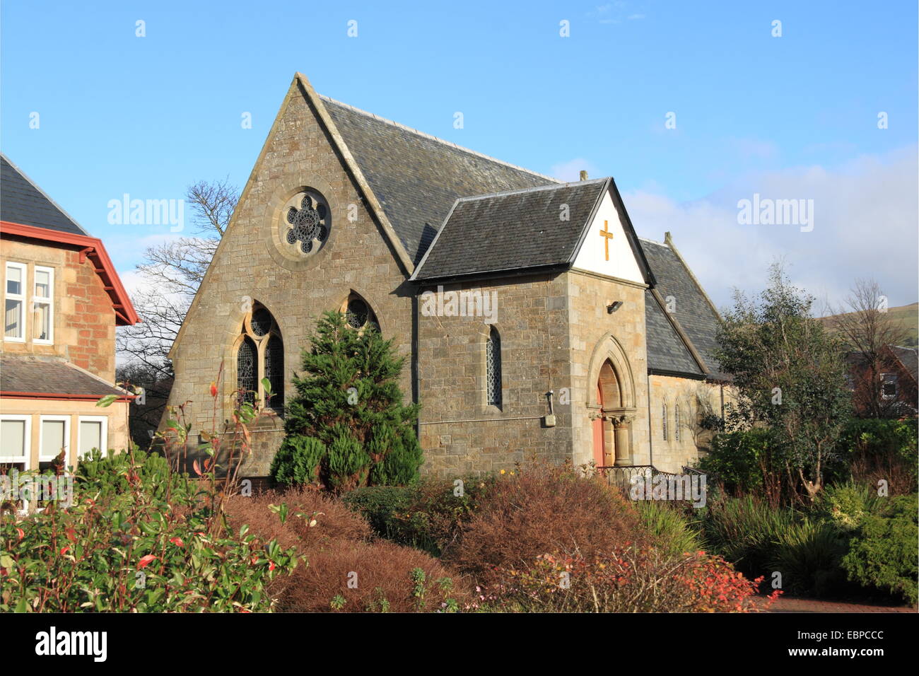 St Columba's Scottish Episcopal (Anglican) Church, Largs, North Ayrshire, Scotland, Great Britain, United Kingdom, UK, Europe Stock Photo