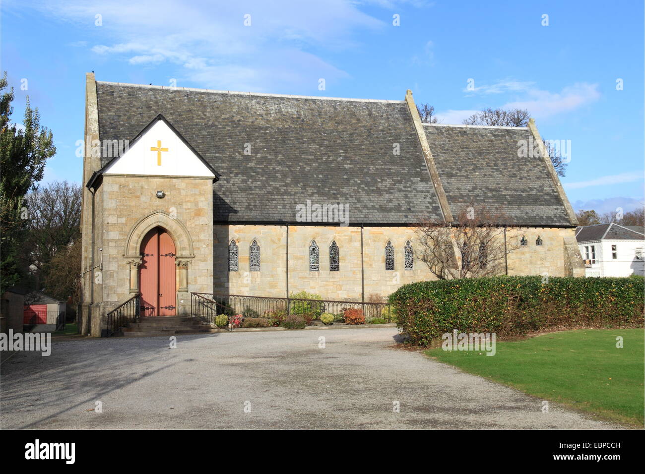 St Columba's Scottish Episcopal (Anglican) Church, Largs, North Ayrshire, Scotland, Great Britain, United Kingdom, UK, Europe Stock Photo