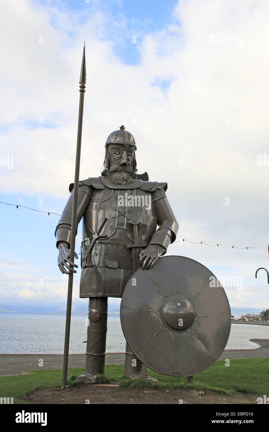 Giant Viking statue known locally as Magnus, Largs, North Ayrshire