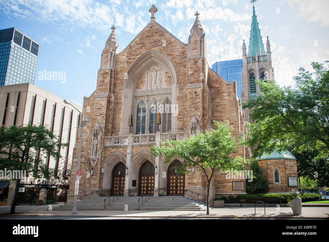 St. John's Cathedral Roman Catholic Church, Cleveland, Ohio USA Stock Photo Alamy