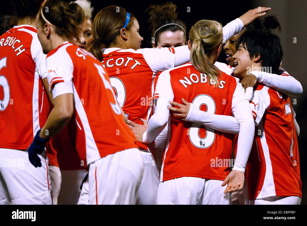 Tokyo Japan 3rd Dec 14 Arsenal Ladies Team Group Arsenal Stock Photo Alamy