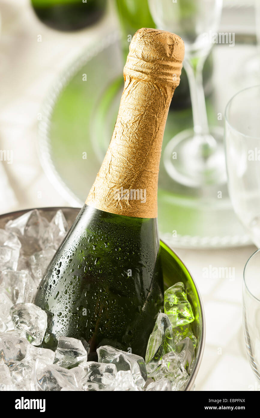 Alcoholic Champagne for New Years Eve Celebration Stock Photo Alamy