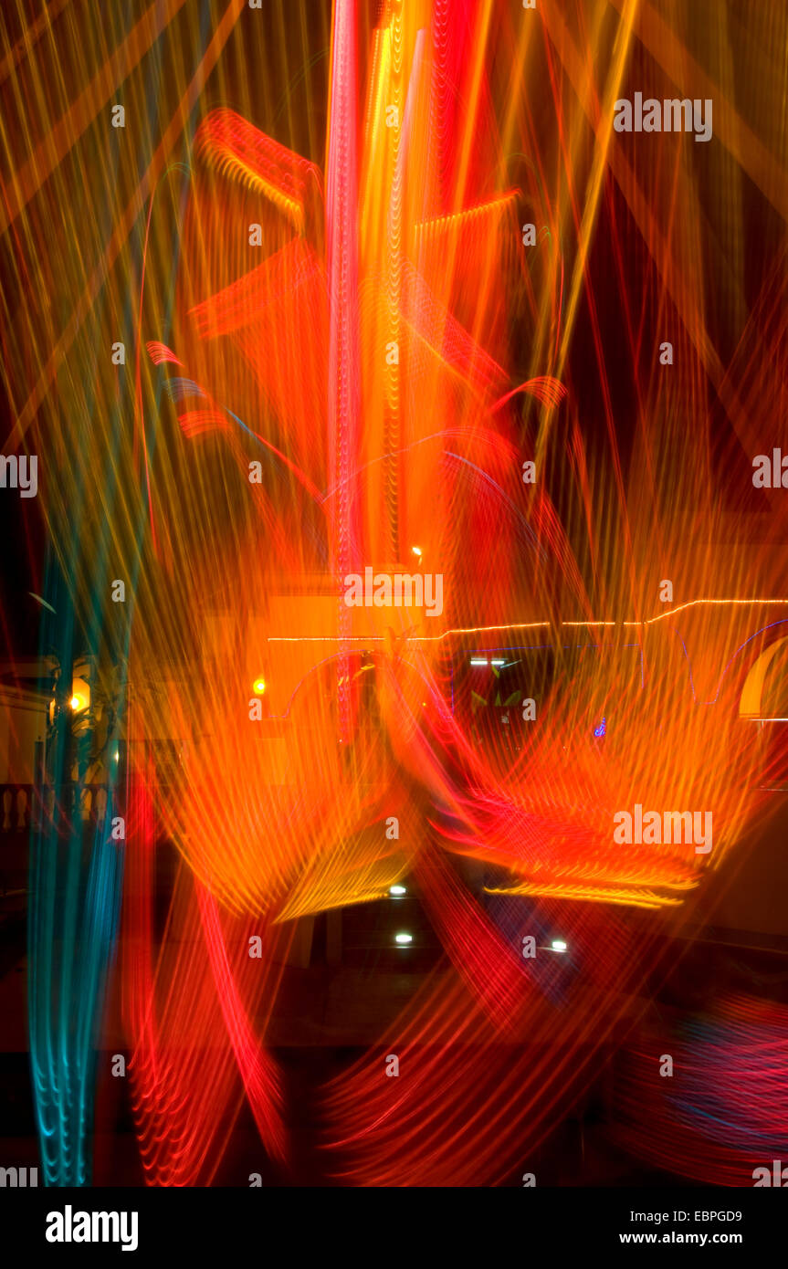 Blaster carnival ride, Belmont Park, Mission Beach, California Stock