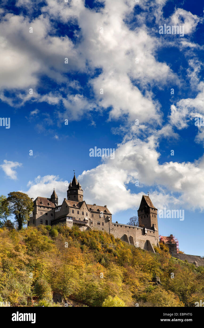 Altena Castle, Altena, Lennetal, Maerkischer Kreis, Sauerland, North Rhine-Westphalia, Germany, Europe, Burg Altena, Altena, Len Stock Photo