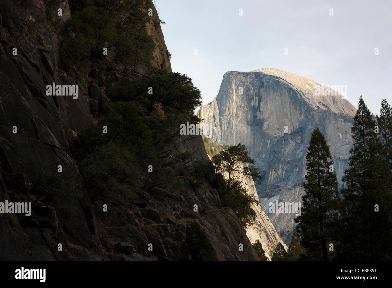 Half Dome. Yosemite Valley, Yosemite National Park, Mariposa County, California, USA Stock Photo