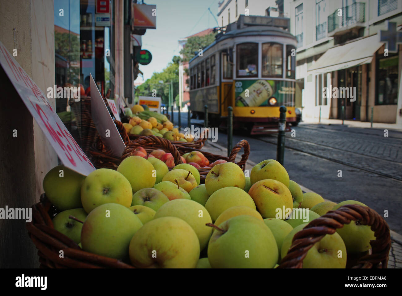 Grocery store in Lisbon, Portugal Stock Photo Alamy