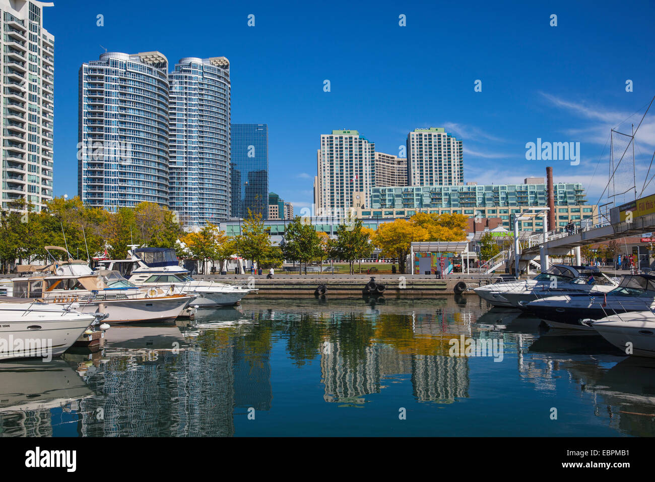 Toronto waterfront, Toronto, Ontario, Canada, North America Stock Photo