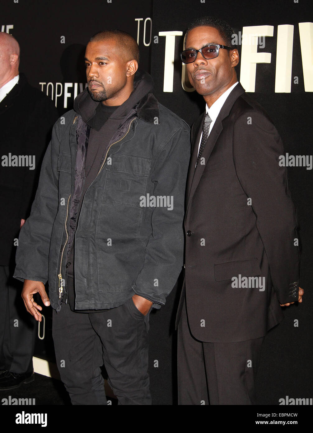 New York, USA. 3rd Dec, 2014. KANYE WEST and CHRIS ROCK attends the New ...
