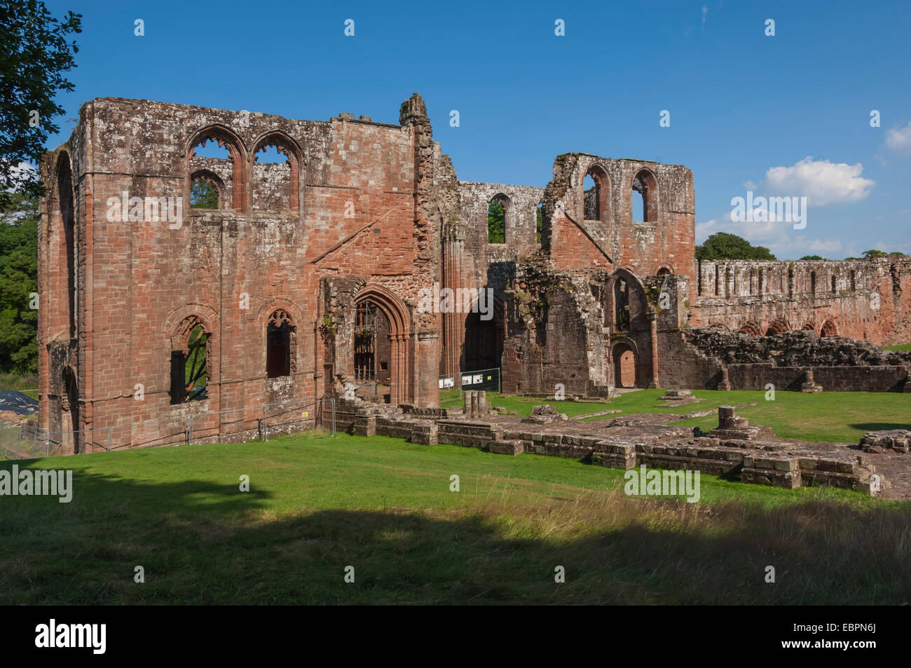 The 12th century St. Mary of Furness Cistercian Abbey, Cumbria, England, United Kingdom, Europe Stock Photo
