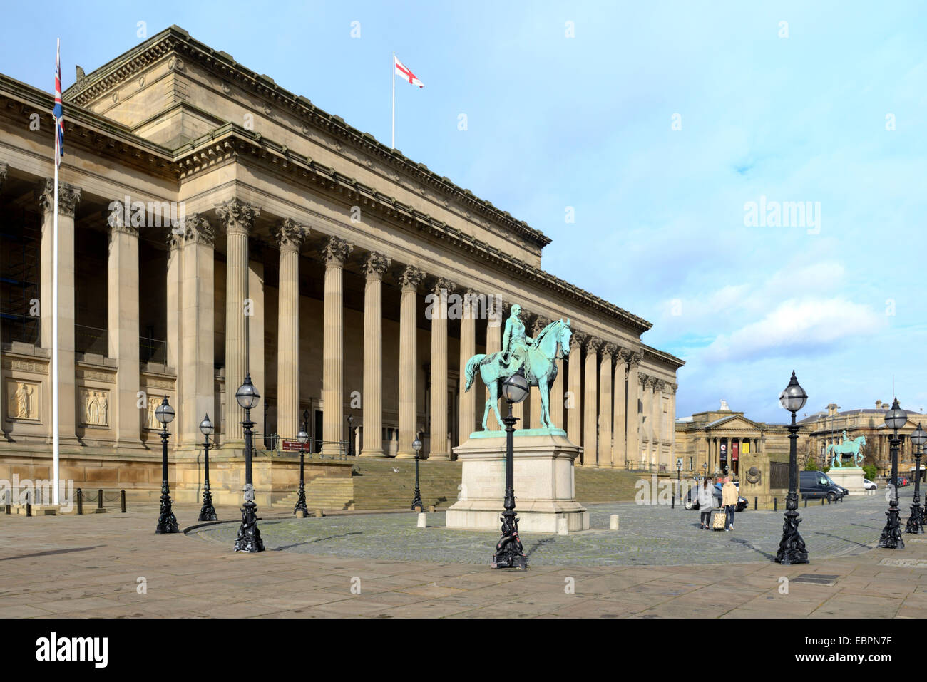 St. George's Hall, St. George's Place, Liverpool, Merseyside, England, United Kingdom, Europe Stock Photo