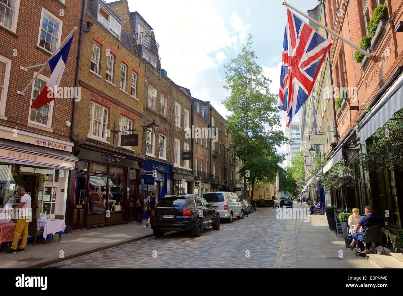 Monmouth Street near Seven Dials in Covent Garden, London, England, United Kingdom, Europe Stock Photo