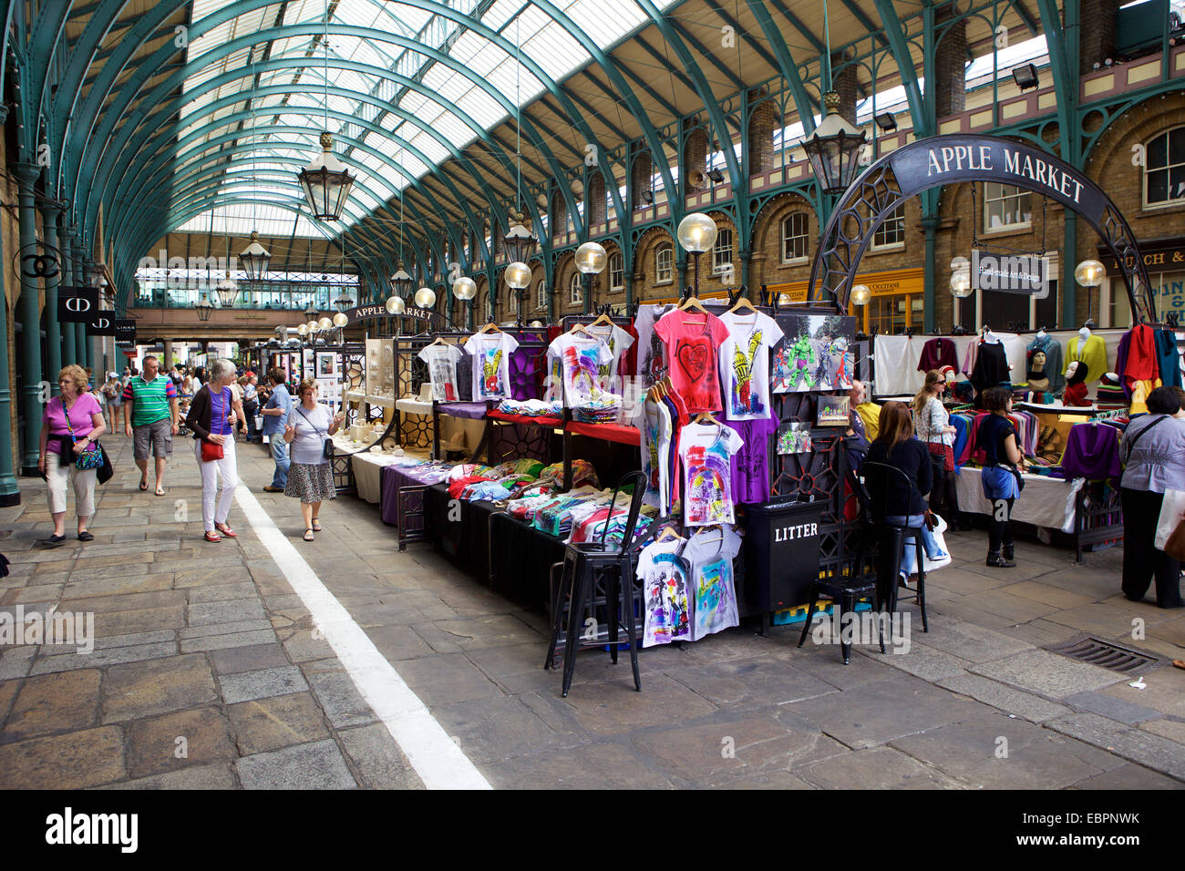 Apple Market, Covent Garden, London, England, United Kingdom, Europe Stock Photo
