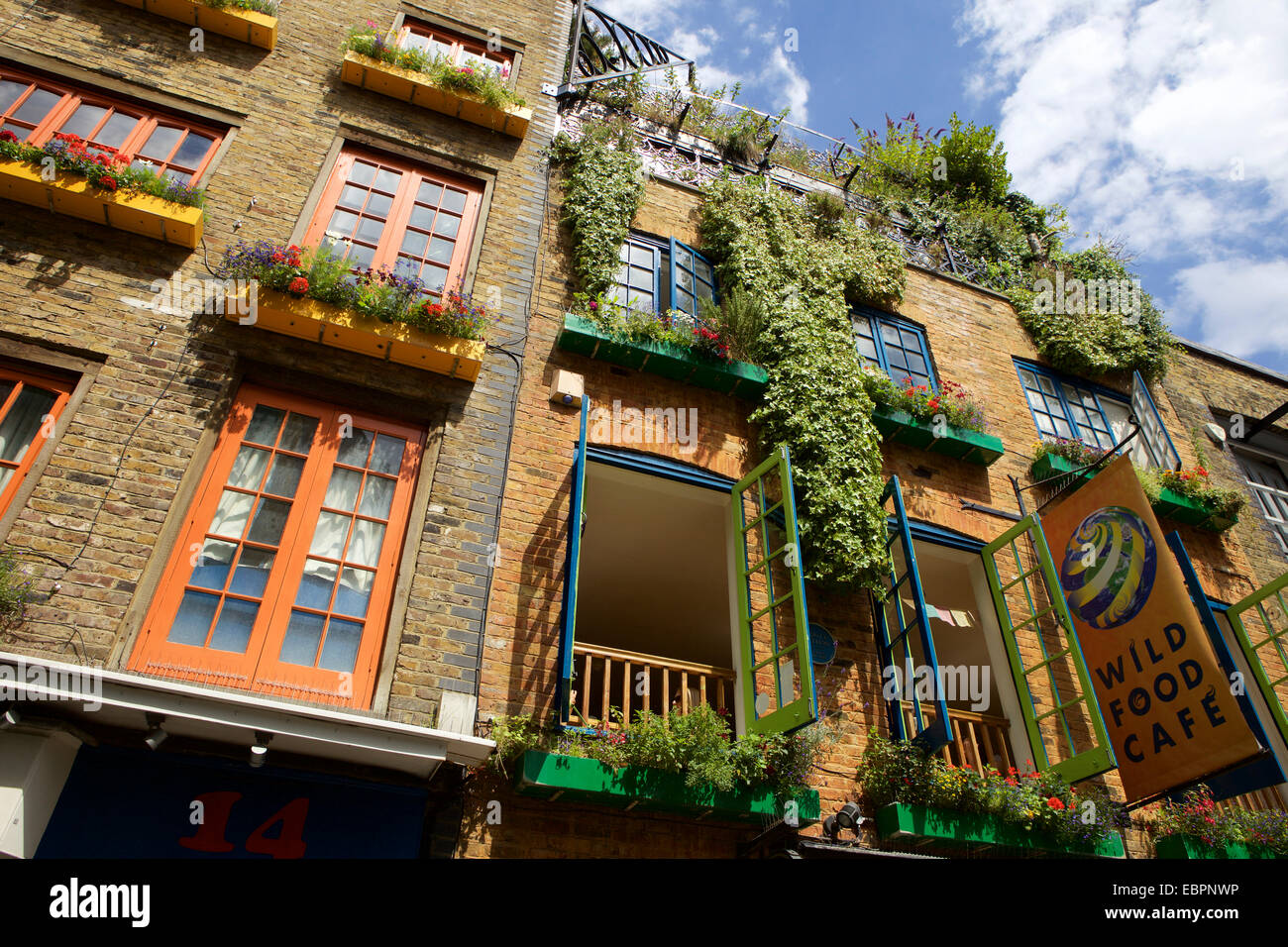 Neals Yard in Covent Garden, London, England, United Kingdom, Europe Stock Photo