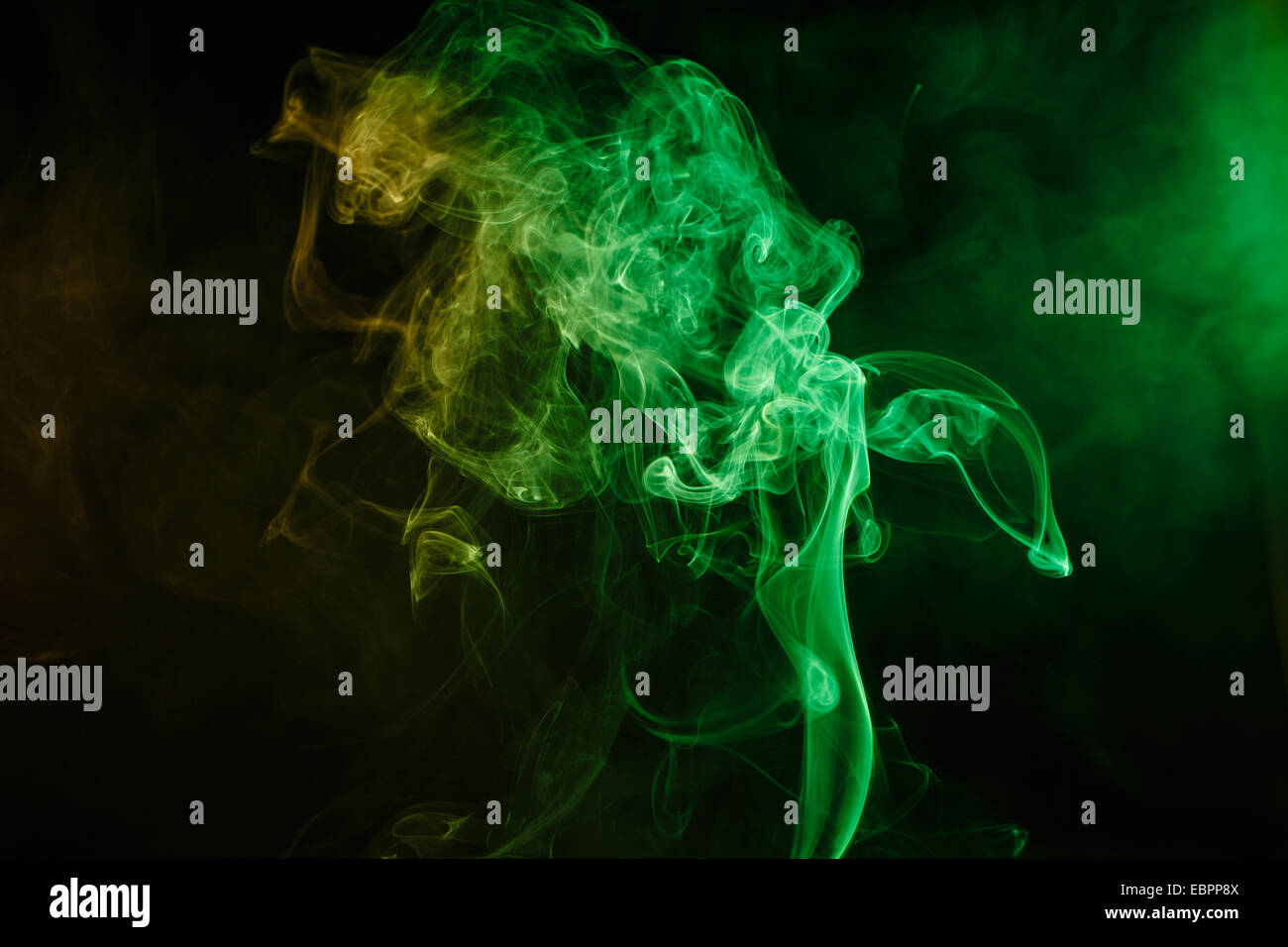 Abstract smoke moves on a black background Stock Photo - Alamy