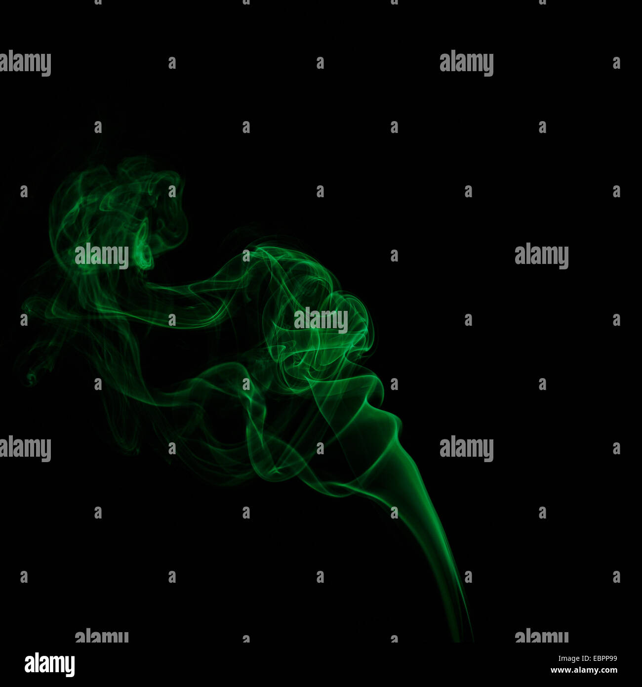 Abstract smoke moves on a black background Stock Photo - Alamy