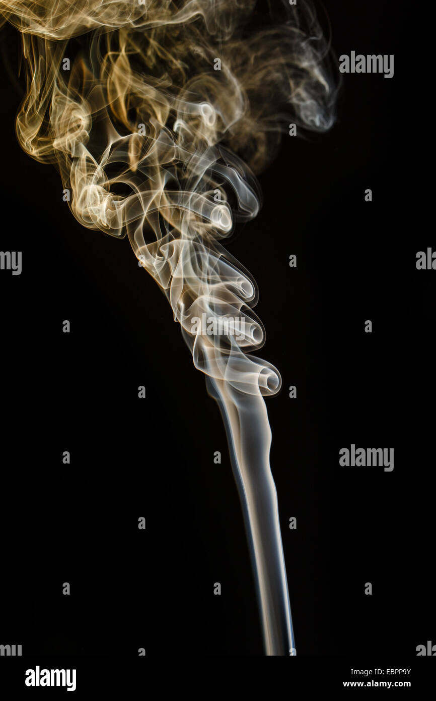 Abstract smoke moves on a black background Stock Photo - Alamy