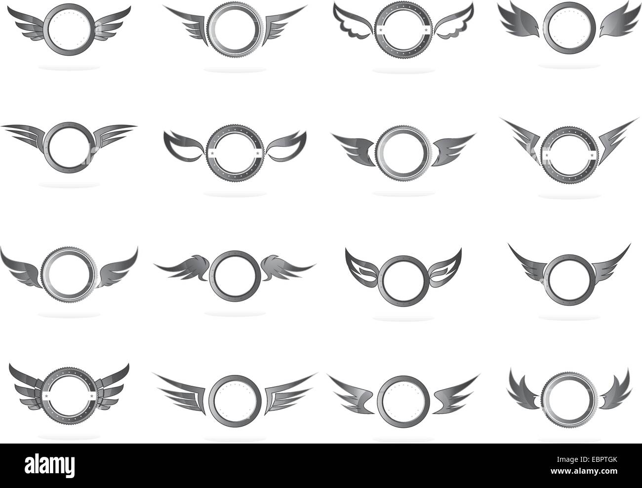 wing art theme Stock Vector Image & Art - Alamy
