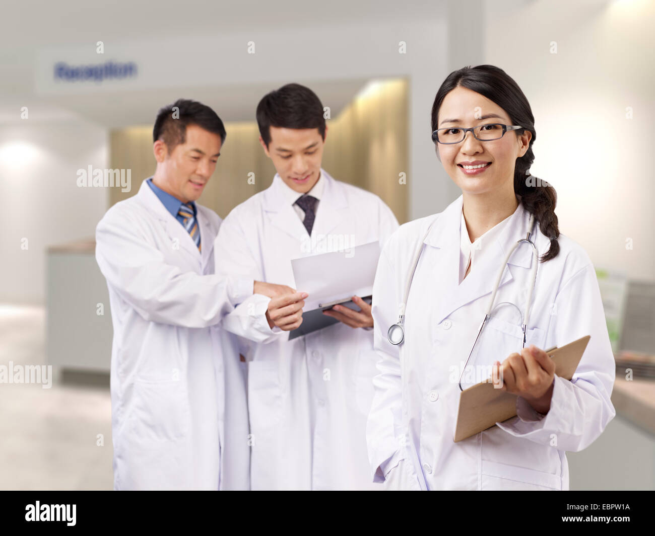 female asian doctor Stock Photo