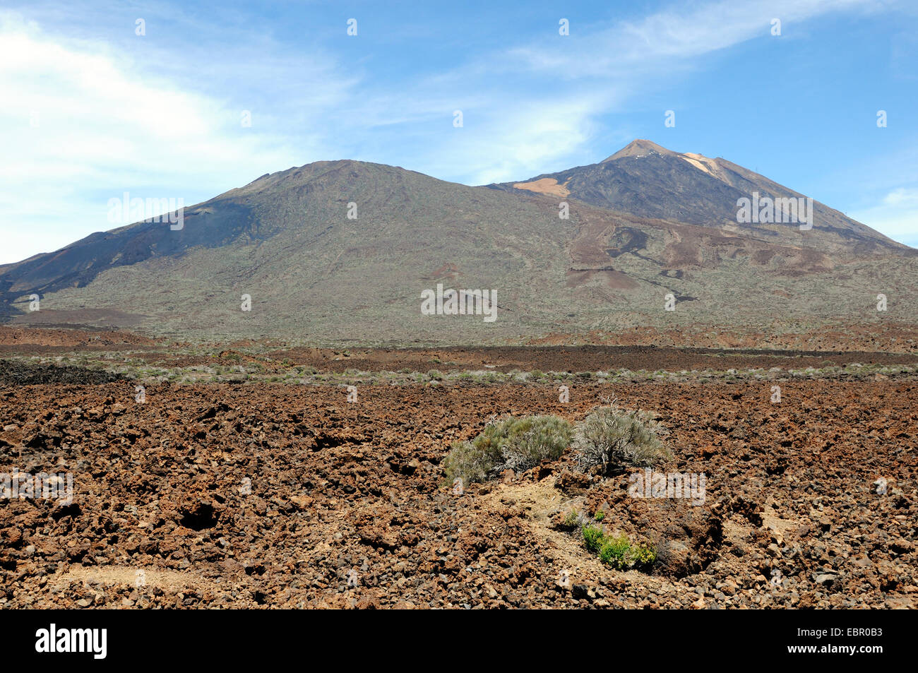 Pico del Teide Vulcano at El Teide national park in Tenerife (Spain) Stock Photo