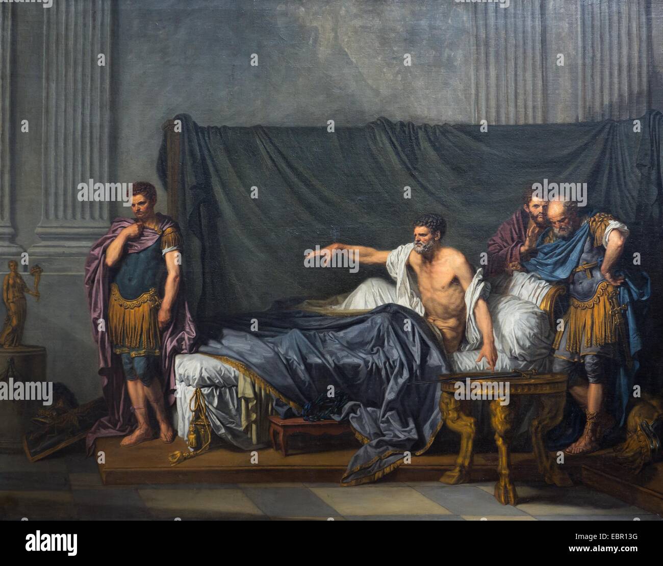 ActiveMuseum 0001672.jpg / Septimius Severus and Caracalla, 1769 - Jean-Baptiste Greuze 25/09/2013  -   / 18th century Collection / Active Museum Stock Photo