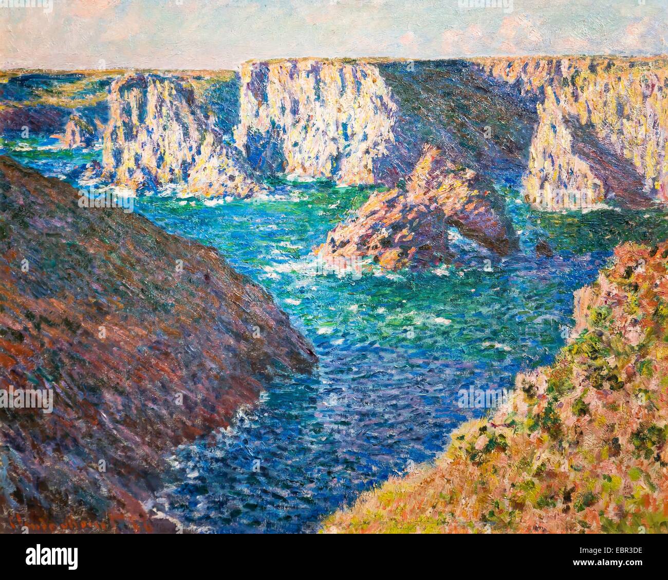 ActiveMuseum 0003217.jpg / The Rocks at Belle-Isle, 1886 - Claude Monet ...