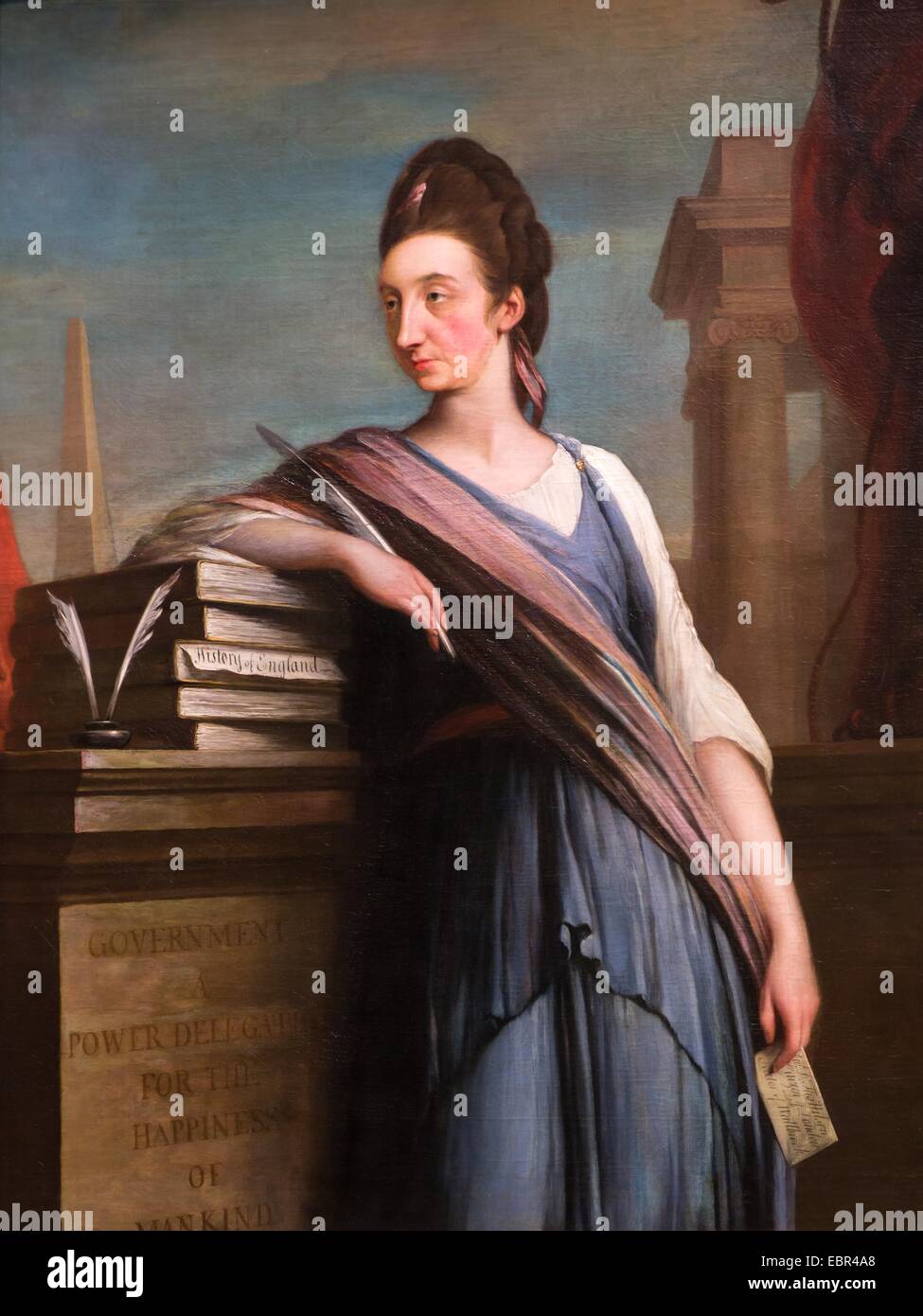 Catharine Macaulay, 1774 - political writer and historian - Robert Edge Pine 22/01/2014  -   / 18th century Collection / Active Museum Stock Photo