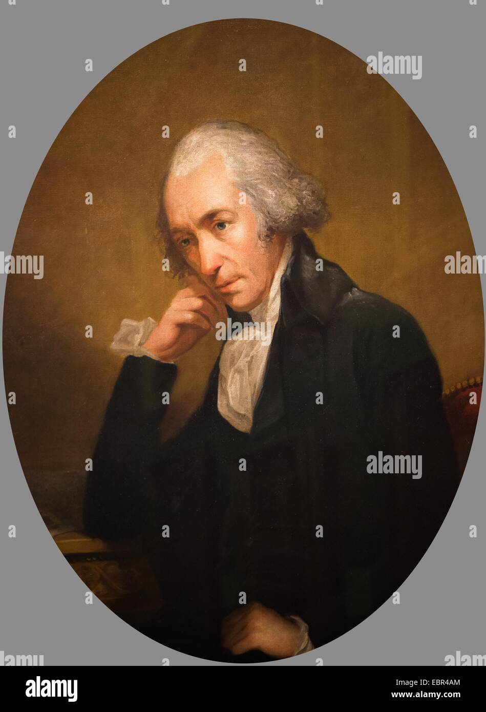 James Watt, engineer, inventor of the steam engine, 1792 - Carl Frederik von Breda 22/01/2014  -   / 18th century Collection / Active Museum Stock Photo
