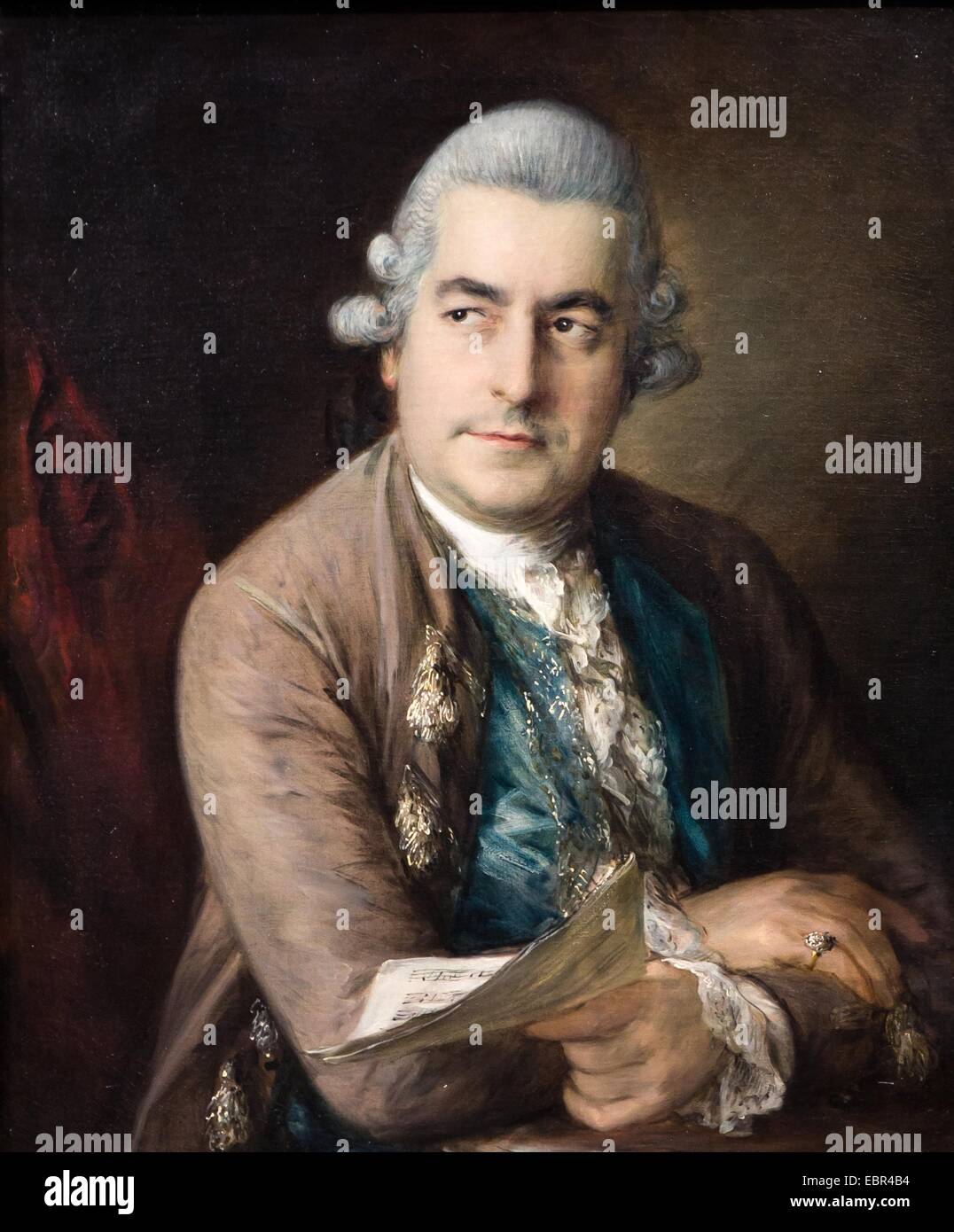 Johann Christian Bach, the youngest son of Johann Sebastian Bach, 1776 22/01/2014  -   / 18th century Collection / Active Museum Stock Photo