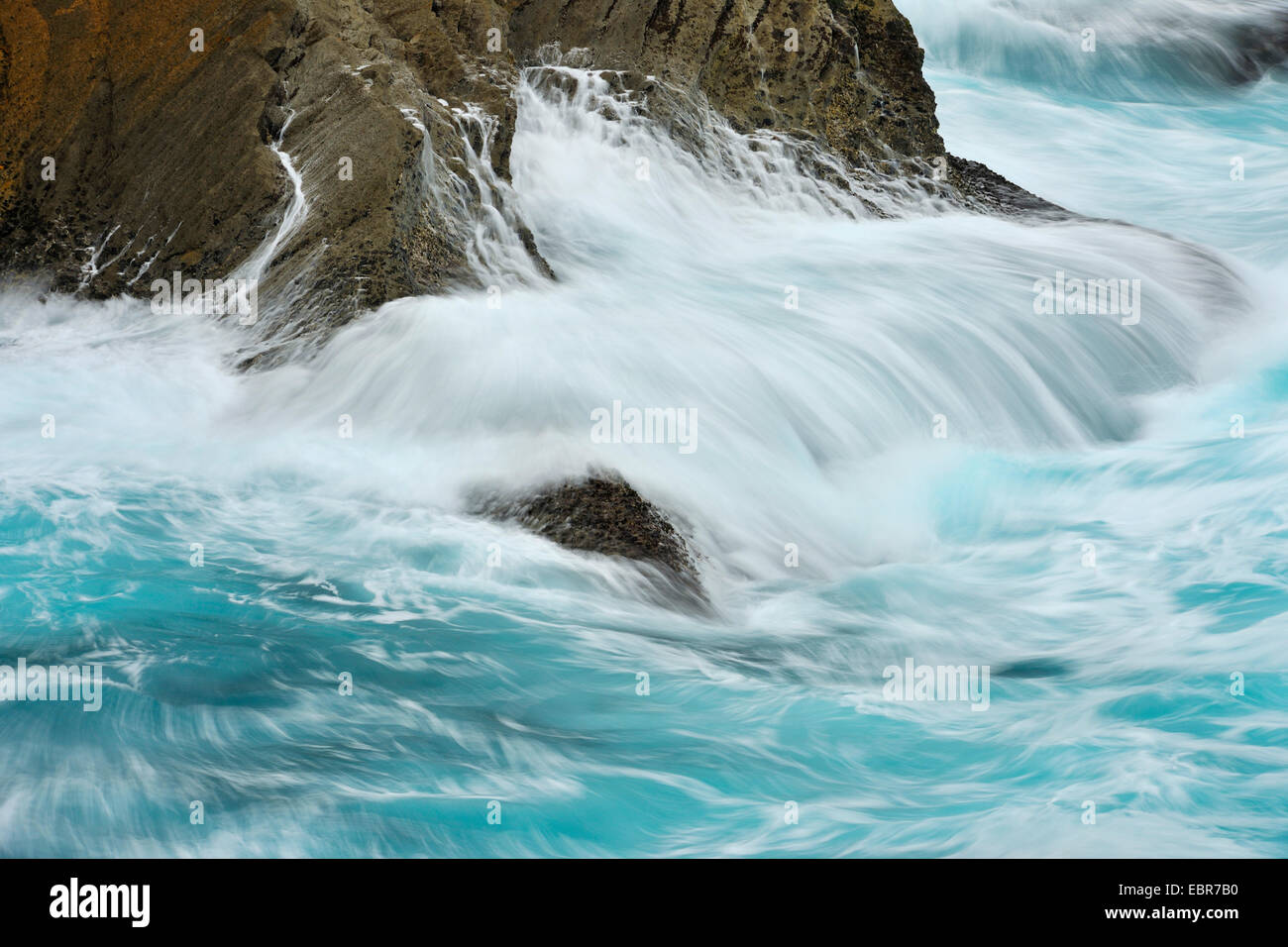 breaking of the waves at a rock, Portugal, Leiria, Baleal, Ferrel
