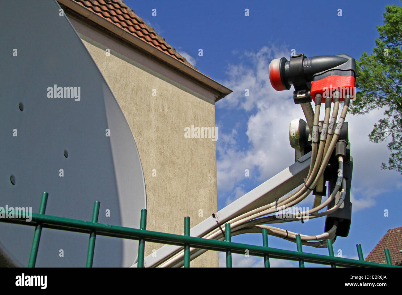 low-noise block downconverter, receiving device, Germany Stock Photo