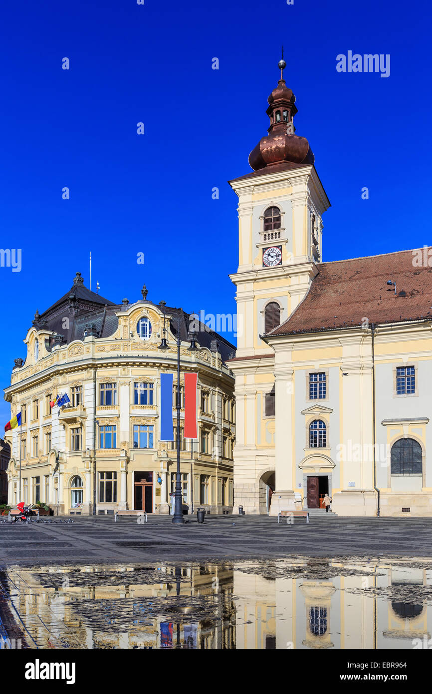 Sibiu ( Hermannstadt ) Romania Stock Photo