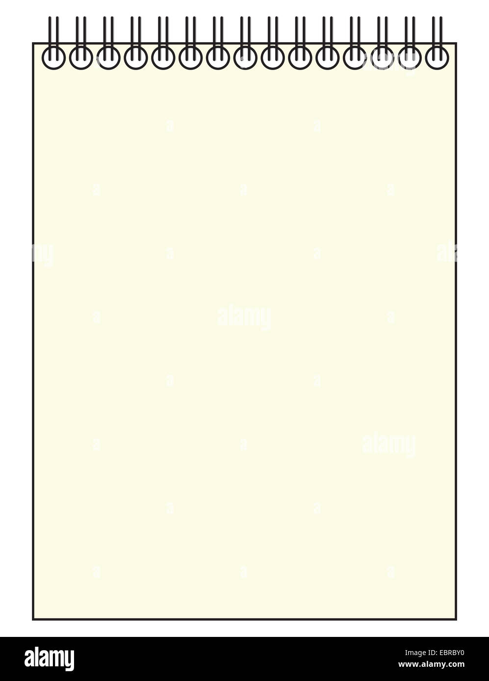 Blank notepad