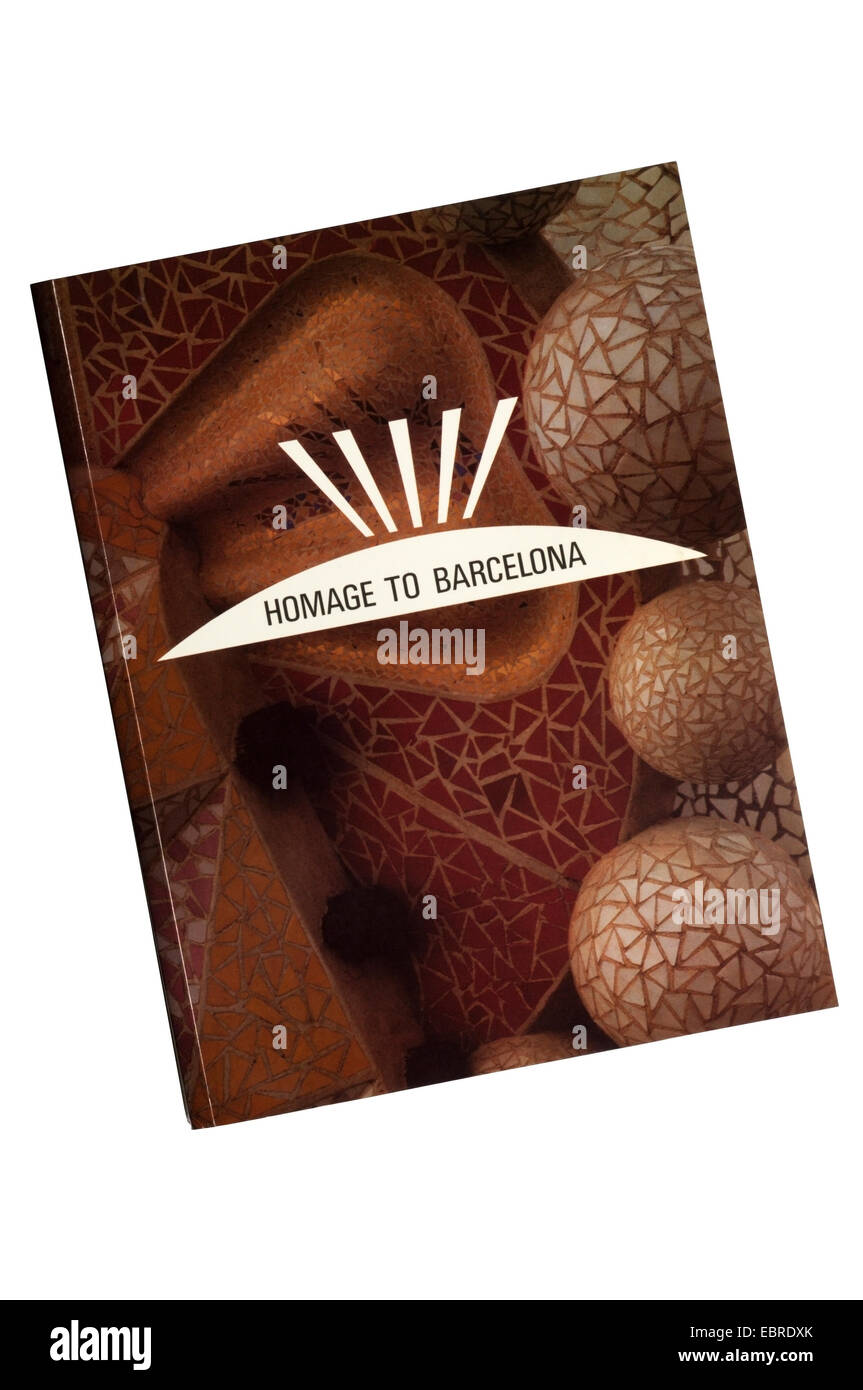 Catalogue for the 1985 exhibition, Homage to Barcelona - The City and its Art 1888-1936, at the Hayward Gallery. Stock Photo