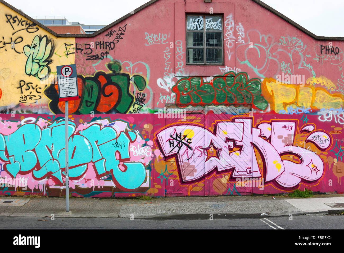 Wall Graffiti, Dublin, Republic of Ireland, Europe Stock Photo Alamy