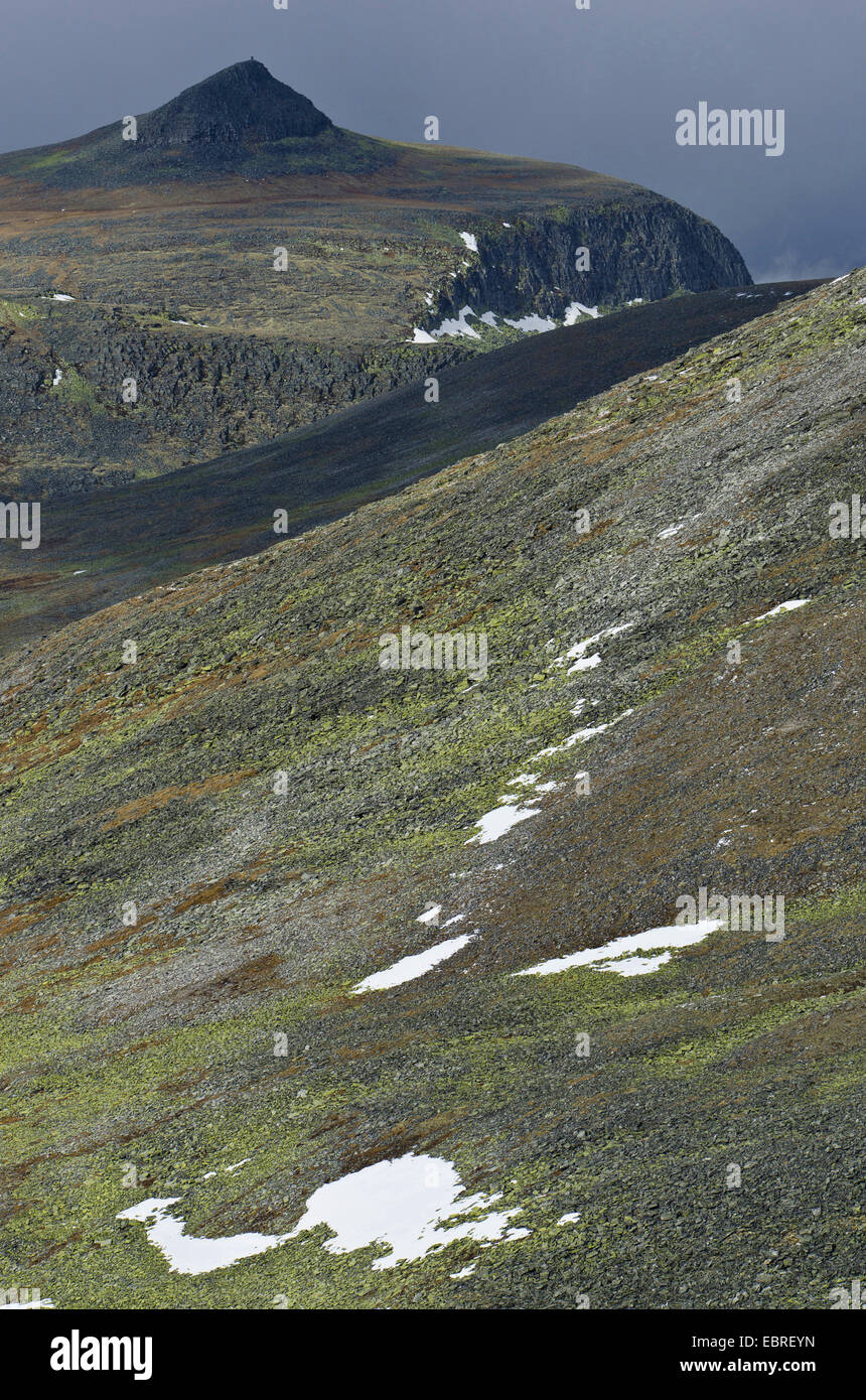 mountain scenery of Alval Vestfjell, Norway, Hedmark Fylke Stock Photo