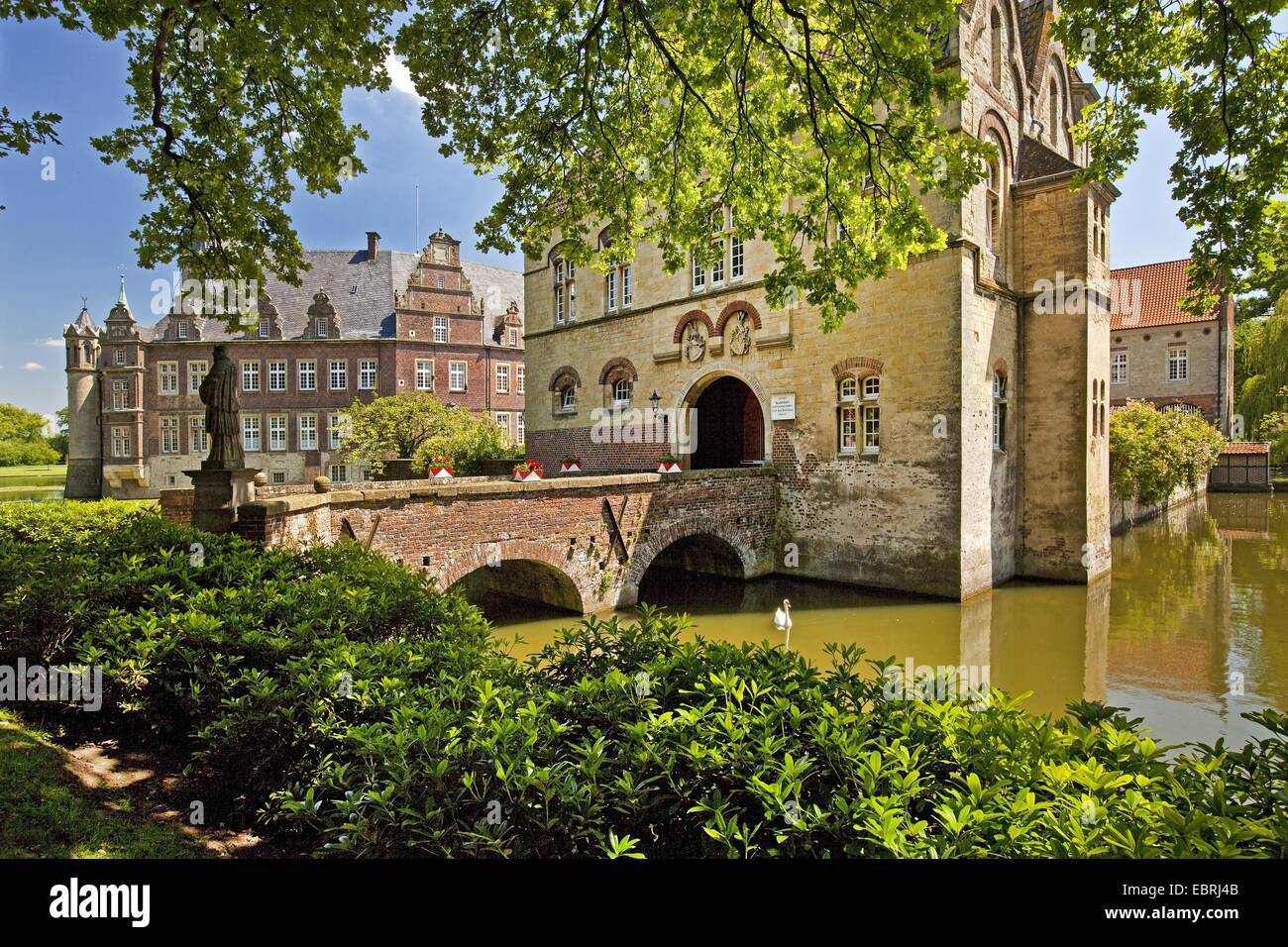 castle Darfeld, Germany, North Rhine-Westphalia, Rosendahl Stock Photo ...