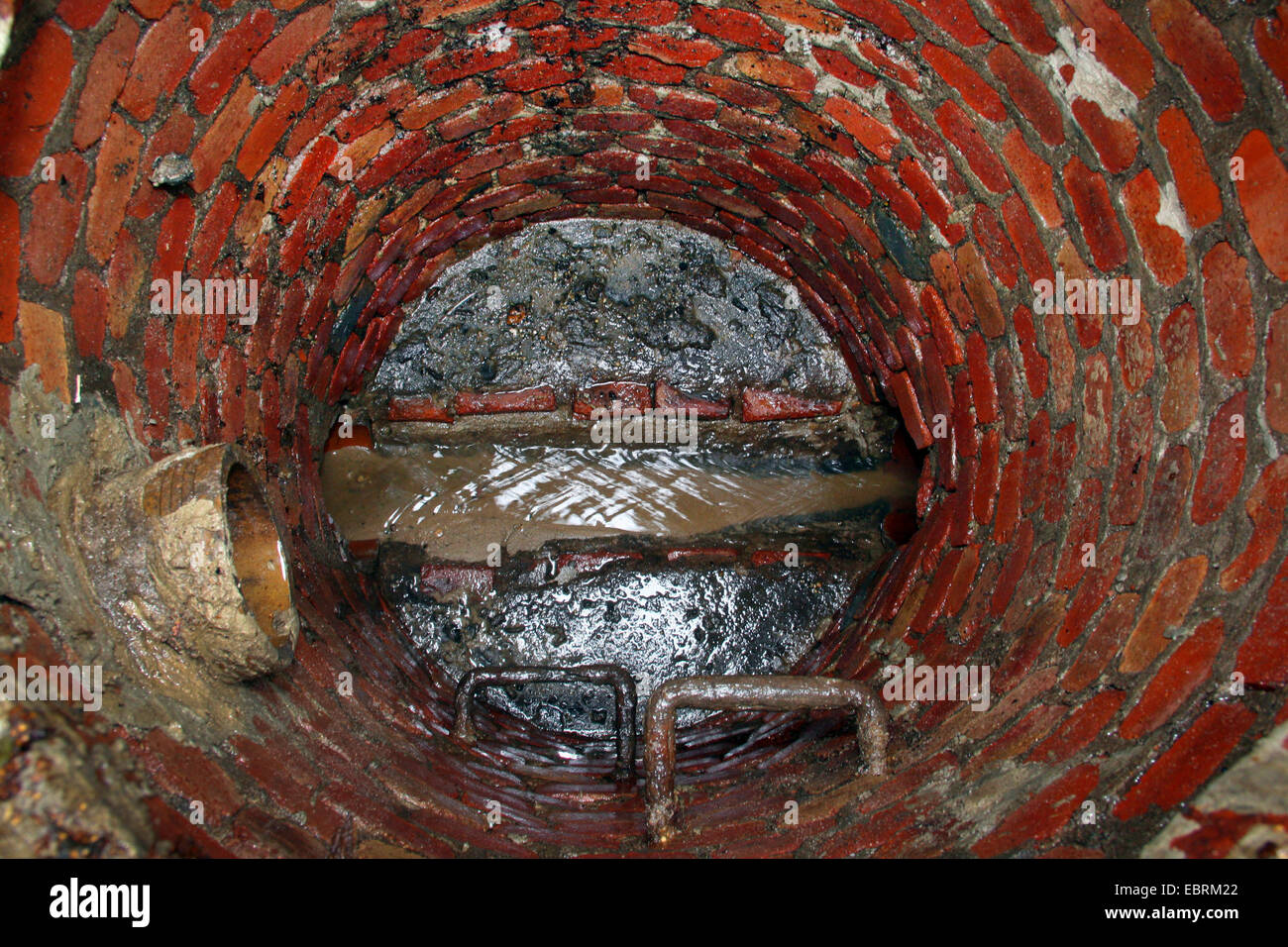 just cleaned sewerage, Germany Stock Photo