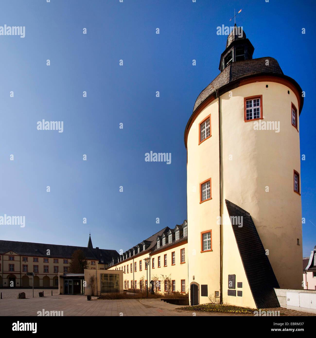 Thick Tower at the Lower Castle in Siegen, Germany, North Rhine-Westphalia, Siegerland, Siegen Stock Photo