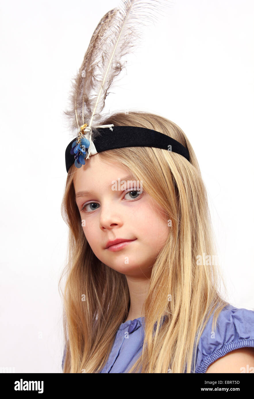 Child girl long blond hair hi-res stock photography and images - Alamy