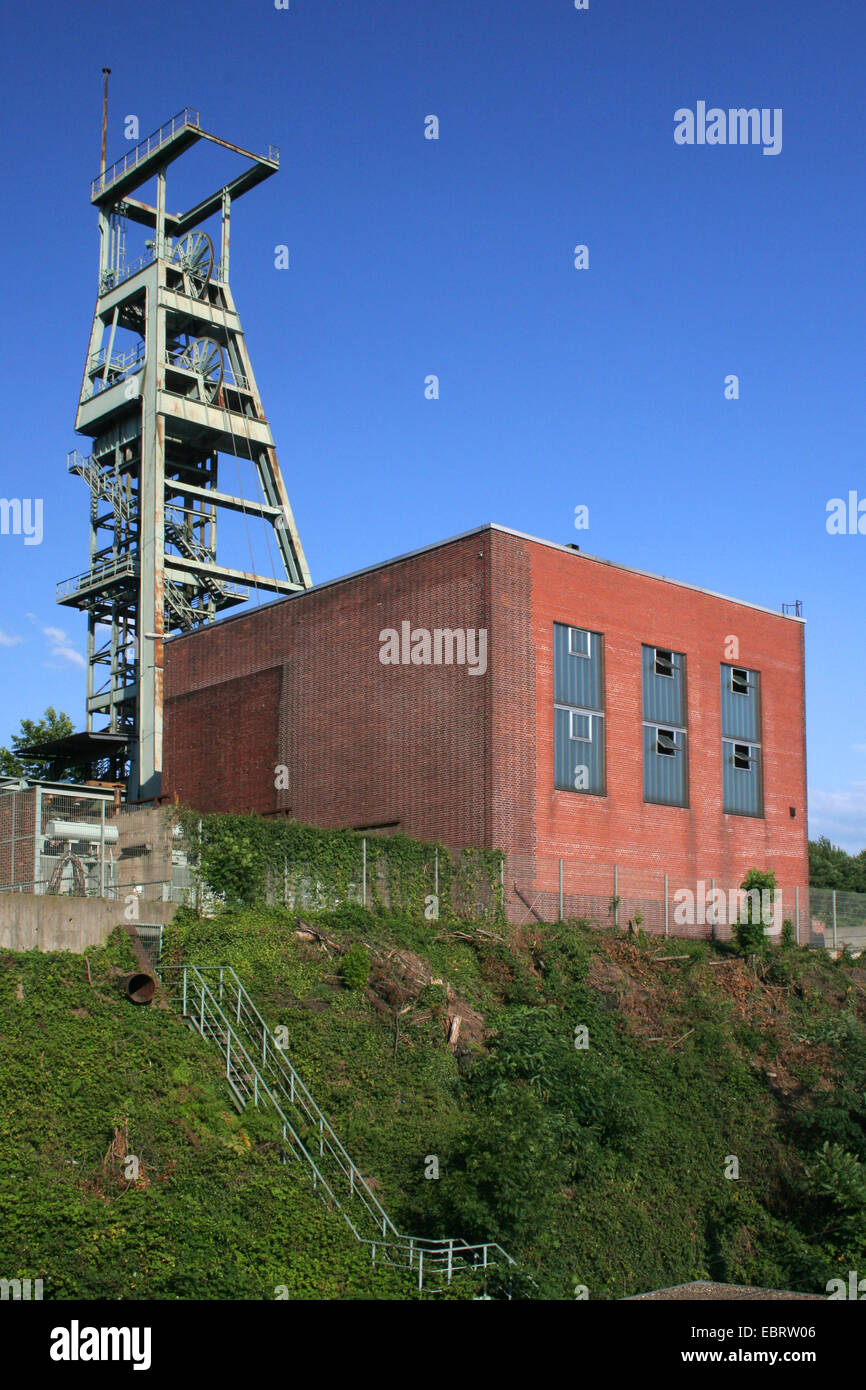 colliery Heinrich, shaft 3, Germany, North Rhine-Westphalia, Ruhr Area, Essen Stock Photo