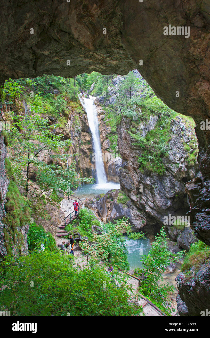 Tscheppaschlucht gorge with Loiblbach creek, Austria, Kaernten, Karawanken Stock Photo