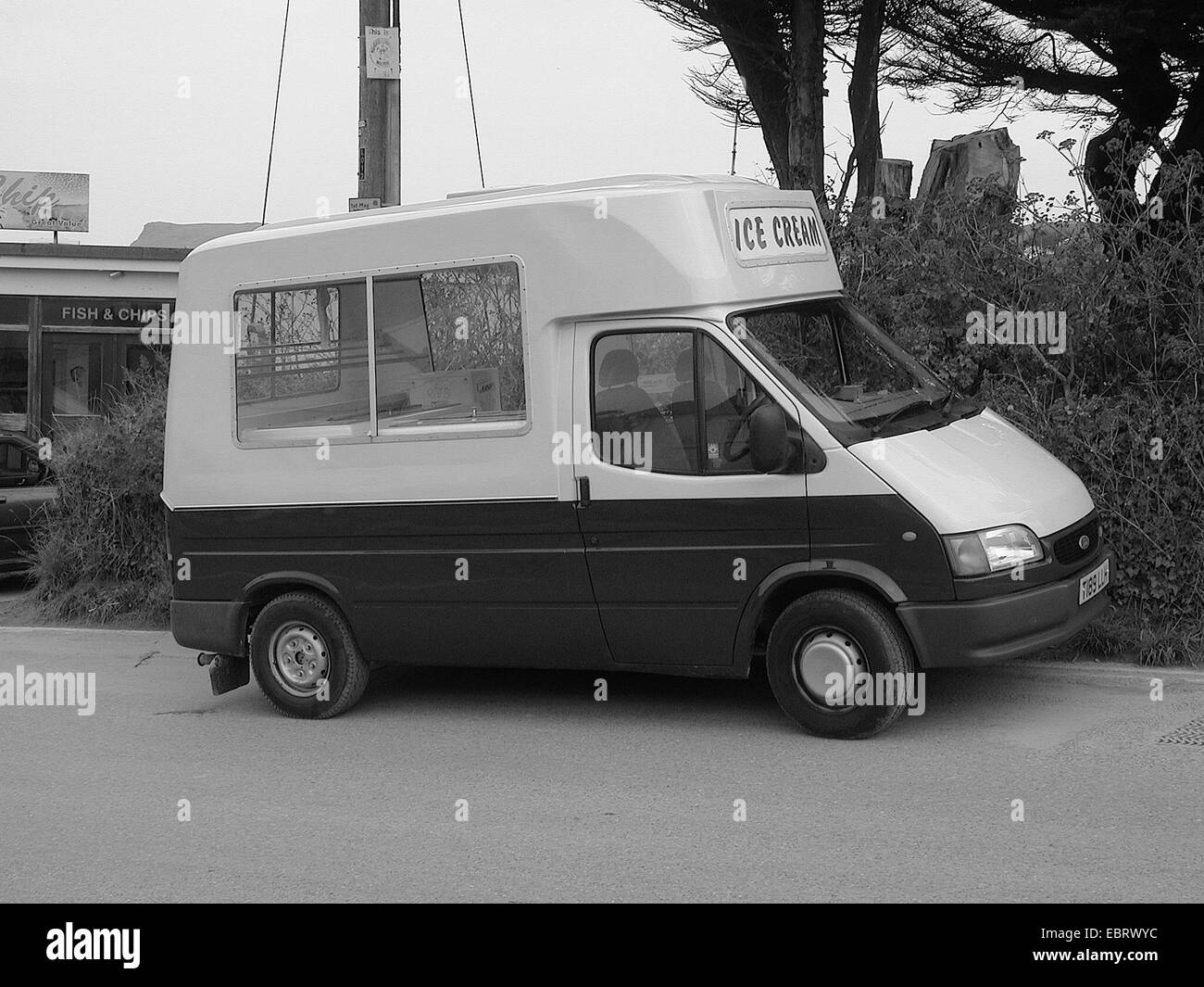 Vintage Ford Ice Cream Truck Stock Photo 76127952 Alamy
