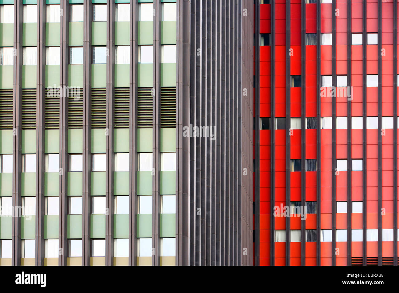 facade of former Deutsche Welle building, Germany, North Rhine-Westphalia, Cologne Stock Photo