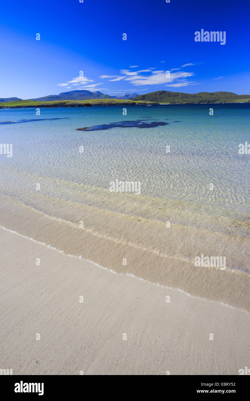 sandy beach of the Balnakeil Bay at the nothern coast of Scotland, United Kingdom, Scotland, Sutherland Stock Photo