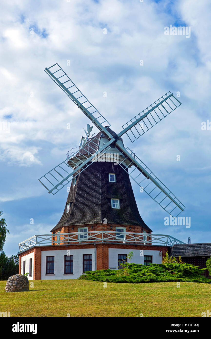 mill of Kluetz, Germany, Mecklenburg-Western Pomerania, Nordwestmecklenburg Stock Photo