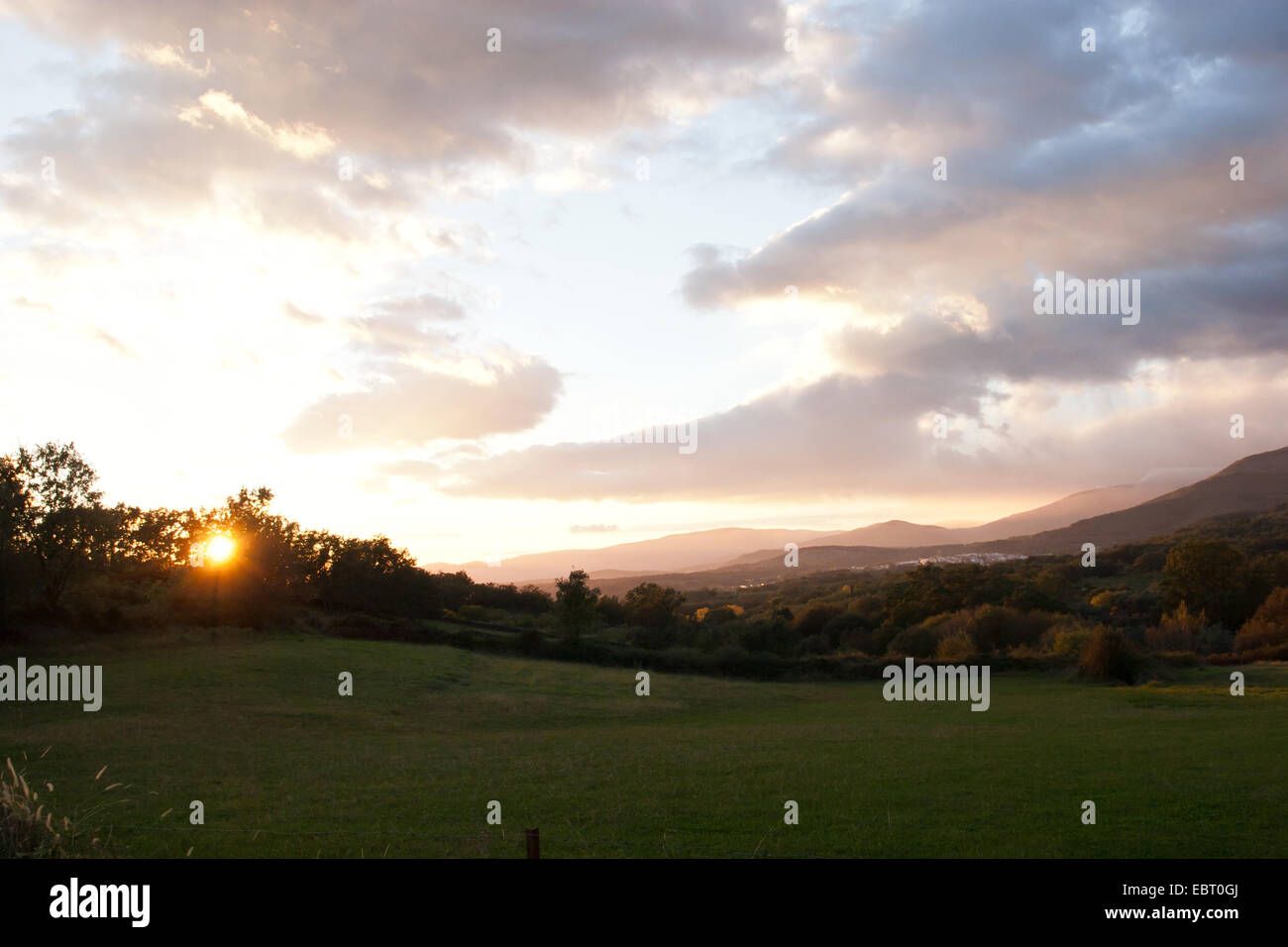 La Vera region landscape, Viandar de la Vera, Cáceres Stock Photo Alamy