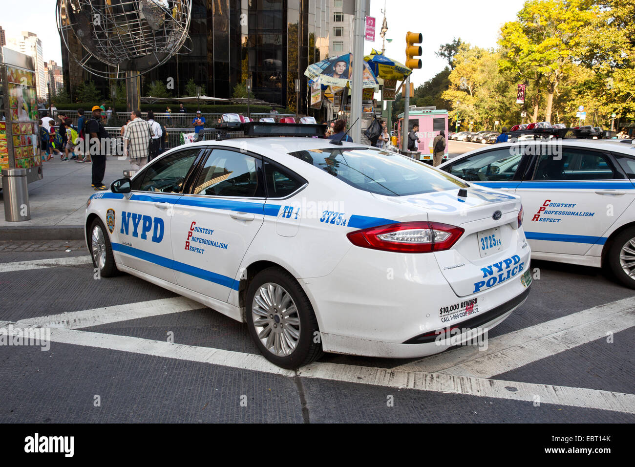 NYPD vehicle, Manhattan, NY, USA, Oct. 16, 2014. Stock Photo